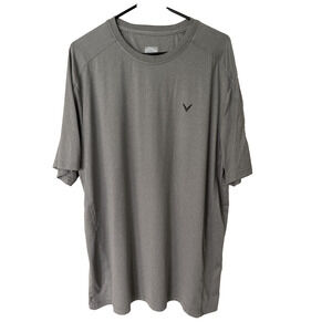 Callaway Opti Dri Grey Tee, Men's Size Large